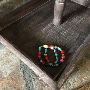 Beautifully colored bracelet set
